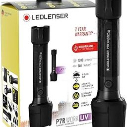 LEDLENSER 502601 Handy Light, P7R Work UV LED Flashlight, USB Rechargeable, Genuine Japanese Product, Small-16