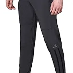 dpassion Regular fit Running Track Pants for Men with Zipper Pocket | Lowers for Men |Sports Track Pant for Men Polyester-picture-2