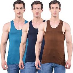 RKG Men's Assorted Pack of 3 Vest (MRVE-101-FNRN-Assorted-3)-image-105