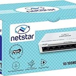 NETSTAR® 8 Port Desktop Switch | 10/100 Mbps Fast Ethernet Network Switch / Hub | Plug & Play | Unmanaged - No Configuration Required | 100% Made in India | NS-8FE-image-21