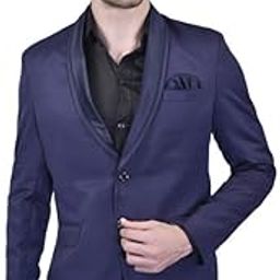 PRINTINDIA Men's Solid Cotton Blend Soft Finish Full Sleeve Blazer for Men - Premium Fabric - for Festive/Wedding/Party-image-81