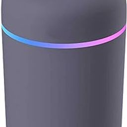VASTRAVEDA H2O Portable USB Cool Mist Humidifier – LED Night Light, Mini Air Diffuser for Home, Office & Car (Grey)-2