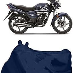 Water Resistant Bike Body Cover for Honda Shine Navy Color-picture-18
