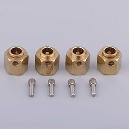 4 Pieces Hex Wheel Hubs Hexagonal Adapter for Traxxas Trx4 Rc Crawler 11Mm-image-42