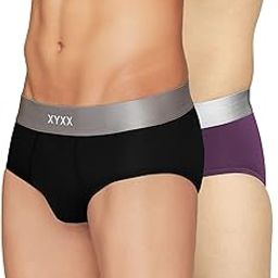 Men's Illuminati Micromodal Regular Fit Colorblock Antimicrobial Brief with No Marks Waistband (Pack of 2)-image-53