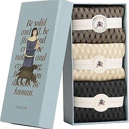 Men Pack of 3 Dress Socks | Luxury Mercerized Cotton | Formal Wear | Soft & Breathable-image-82