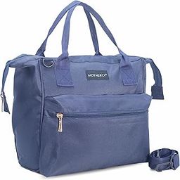 Motherly Mini Diaper Bag for Mothers |Small Diaper Handbag for mom for Travel (Navy Blue)-image-93