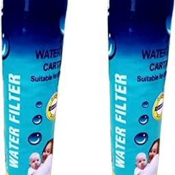 Green Carbon Filter Cartridge for RO – 9 Inch – 5 Micron – 200 gm – Pack of 2 – Removes Chlorine, Dirt, and Rust – Compatible with Kent, Livpure, Pureit, Aquaguard-12