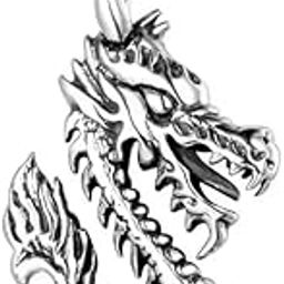 DRAGON FIRE Zinc And Metal Pendant Necklace Chain For Men And Women-image-97