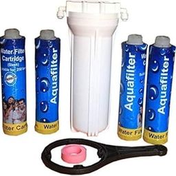 CSI INTERNATIONAL RO Pre Filter Housing Bowl Set 9 Inch with Spanner, 1/4" Nozzle Connector & Pre Filter Cartridge | Complete RO Water Purifier Kit | Water Filter Cartridge for All RO, UV, UF-image-91