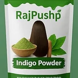 RajPushp Indigo Powder 100g | 100% Pure & Natural Hair Dye | Chemical-Free Natural Hair Color | Vrinda Herbals-picture-49