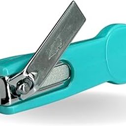 KIDONEX Protective Baby Nail Clipper Cutter with Skin Guard (Blue)-image-81