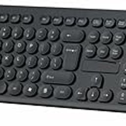 Key6 Combo Wireless Keyboard and Mouse Set with 2.4 GHz USB Receiver, Noiseless Typing, Adjustable DPI Upto 1600, Spill Resistant & Anti-Fade Keys for Computer, Laptop, (Black)-19