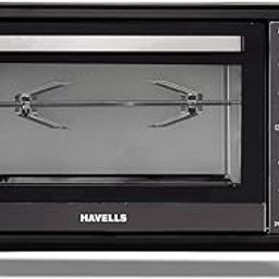 Havells OTG 24R BL - 24 liter Toughened Double Glass Door 60 min timer Rotisserie Inner Lamp 6 Heating Modes 4 Skewer rods Enamelled Coated Baking Tray 2-Yr Warranty 1380 Watt (Black)-image-71
