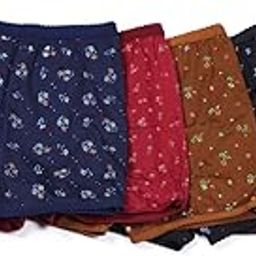 Women Cotton Boxer Briefs Pack of 5 Multicolour-image-78