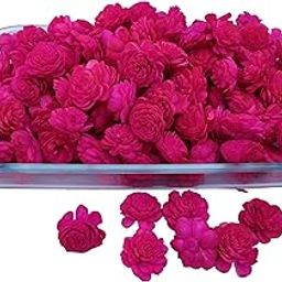 Fab n Style Dry Assorted Artificial Flower Mini Rose (Pink, 3.5cm) 150 Piece, Artificial Flora-image-0