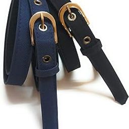 Women Plus Size Belt,Black Blue,Length-52 Inch-image-96