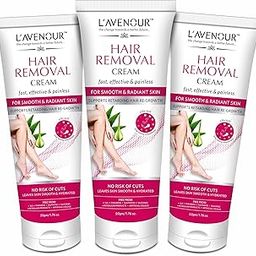 L'avenour Hair Removal Cream For Women | For All Skin Types, Suitable for Arms, Underarms, Legs & Bikini Line | No Harsh Smell, No Skin Darkening, No Rashes - 50gm (Pack of 3)-image-14