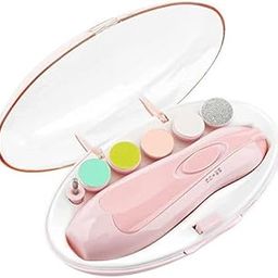Shopfleet Baby Electric Nail Trimmer for Baby Nail Cutter for New Born Baby with 6 Grinding Heads Automatic Kids Nail Grinder Set (Multicolor,Pack of 1)-image-65