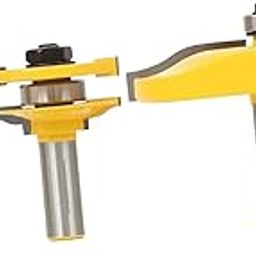 MagiDeal 3 Pcs Large Elaborate Chair Rail Molding Router Bit 1/2'' Inch Shank Wood Milling Cutter Multiform Multi-Profile Cutter-image-26