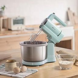 LANCEMATES Powerful Automatic Kitchen Stand Mixer for Baking & Dough Mixing âVersatile Food Blender with Speed Control & Pouring Shield-picture-16