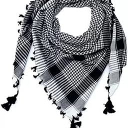 Premium keffiyeh Palestine Scarf for Men & Women | Arab Aaffghaani Shemagh Shouler Wrap Saudi Scarf | Tiger Square Summerr Scarfs Check-image-55