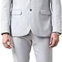 arrow Men's Self Design Three Piece Ceremonial Suit-picture-13