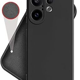 Hupshy Liquid Silicone Back Cover Case for Vivo x200 FE 5G, | Soft Micro-Fibre Lining Inside | Camera Protection Bump | Shockproof Back Cover Case for Vivo x200 FE 5G (Silicone, Black)-image-79