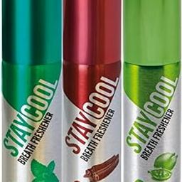 Stay Cool Breath Freshener Spray (Spearmint + Cinnamon + Cardamom, Combo, Pack of 3)-image-86