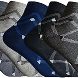 Ankle Socks for Men, Odour Resistant and Comfortable, Pack of 5, Free Size-image-37