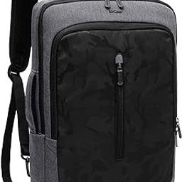 AirCase Laptop 2-in-1 Backpack/Briefcase fits upto 15.6" Laptop, Lightweight Spacious Bag with mulitple pockets for Office/Travel/College, Men & Women, Black- With Warranty-image-44
