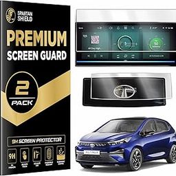 SPARTAN SHIELD {2 PACK} Screen Guard For TATA ALTROZ 2025 || 10.25-Inch INFOTAINMENT + STEERING Protector || CREATIVE | CREATIVE S | ACCOMPLISHED S | ACCOMPLISHED+S || Scratch Resistant || Smooth Touch Sensitivity || Water Resistant || HD Clear | ALTROS Car Accessories [NOT TEMPERED GLASS]-image-13