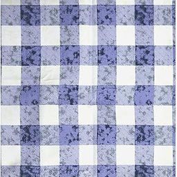 GIZA COTTON LAVENDER COLOURED CHECKERED PRINTED UNSTITCHED SHIRT FABRIC - 1.6 METRES - VV6419-image-6