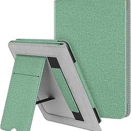 Fintie Stand Case for 6" Kindle Paperwhite (Fits 10th Generation 2018 and All Paperwhite Generations Prior to 2018) - Premium PU Leather Sleeve Cover with Card Slot and Hand Strap, Sage-image-91