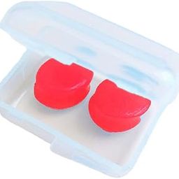 Soft Reusable Moldable Silicone Noise Cancelling Earplugs, Sound Blocking, Earplugs With Case for Swimming, Concert (1 Pair) (Red)-35