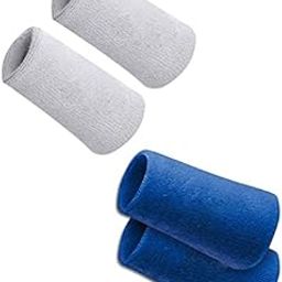 R LON Workout Sweat/Wrist Band for All Sports Like Hocky,Tennis,TT,Running.Weight Lifting with Super Sweat Absorbent Free Size for Men & Women (Pack of 2 Pair) a6-image-94