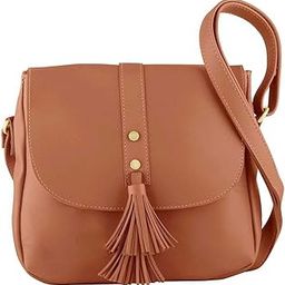 Faux Leather Stylish Shoulder Side Sling Bag for Women(Multicolor)-image-6