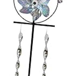 bnf Yard Owl Figurine Wind Pinwheel with Stake Wind Chime for Orchards Versatile | Yard, Garden & Outdoor Living | Garden Decor | Windmills & Wind Spinners-image-2