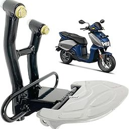 Ozango Scooty/Scooter Left Side Rear Ladies Footrest Stand Silver&Black Step Foot rest Compatible with Vida V1 Pro-30