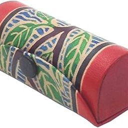 Tej Gifts - Leather Lipstick Case Holder with Mirror, Flower Design Jewelry Box Single Lipsticks Cover for Hand Bag Cross Bag, Multicolor-image-40
