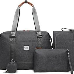 Diaper Bag Tote with Pacifier Case Changing Pad Organizer Pouch Set 4pcs, Mommy Bag for Hospital Bag for Labor and Delivery, Newborn Baby Shower Gifts-image-44