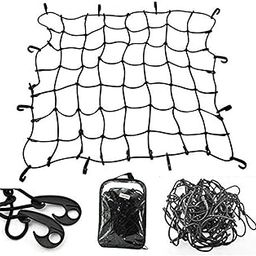 Autotrends Car Interior Exterior Accessories Style Luggage Organizer Sport Race Style Outdoor Long Drive Picnic Family Holiday Outcamp (Roof Cargo Net)-image-30