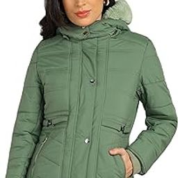 Full Sleeves Super Comfy Winter Jacket for Women | Regular Fit Nylon Jakcet | Winter Wear Quilted Jacket For Women's-image-27