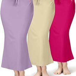 Women Saree Shapewear Petticoat for Women, Cotton Blended,Petticoat,Skirts for Women,Shape Wear Dress for Saree Shaper(Combo-Pack)-image-59