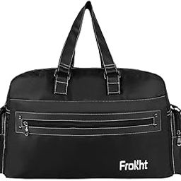 24 Liter Hand Duffel Bag Unisex Travelling Luggage Bag with Detachable Strap - Imported Fabric Made Cabin Size Luggage Duffel Hand Bag with Multi Pockets for Travelling, Holidays-image-63