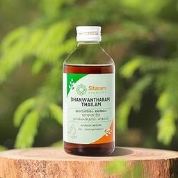 Sitaram Ayurveda Dhanwantharam Thailam 200ml | Kerala Ayurvedic Dhanvantaram Tailam for Relief from Rheumatic Complaints, Non-Inflammatory Complaints, Joint Weakness & Instability-image-18
