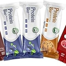 GRAINBITE Protein Bar Blueberry Blast (Pack of 2) and Energy Bar Cashew Coffee (Pack of 1) and Protein Bar Cookie and Cream (Pack of 1) and Energy Bar Joy Berry (Pack of 1) (250gm, Combo of 5)-image-40