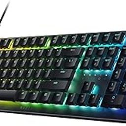 Razer DeathStalker V2 Gaming Keyboard: Low-Profile Optical Switches - Clicky Purple - Ultra-Durable Coated Keycaps - Durable Aluminum Top Plate - Multi-Function Roller and Media Button - Chroma RGB-11