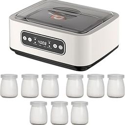 FABLOFT® Yogurt Maker DIY Professional Low Noise Small Kitchen Appliances with 9 Cups-picture-32