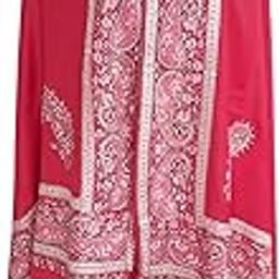 Kashmiri polywool shawl with four sided sozni and tilla embroidery || Maroon color-picture-27